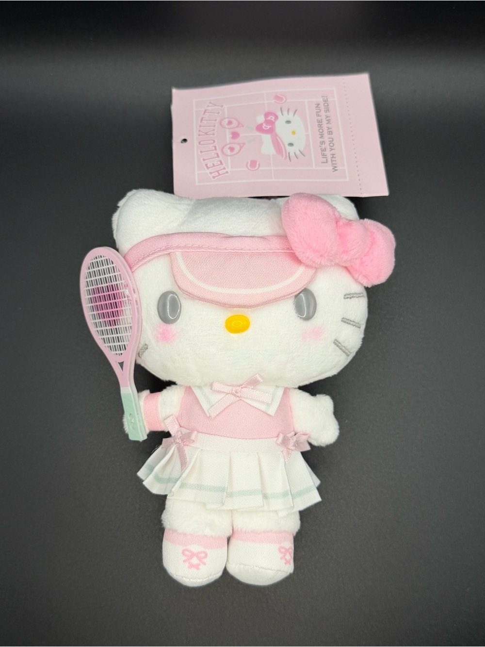 Sanrio the tennis Hello Kitty plush/keychain mk182